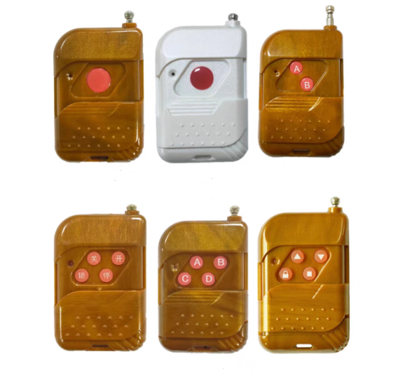 Wooden Style Wireless Remote Control (1/2/3/4 Buttons) - 433/315 MHz EV1527