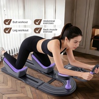 Appareil de fitness pliable en plastique pour entraînement à domicile, machine d'exercices abdominaux et de renforcement du tronc, pour exercices de crocodile et crunches