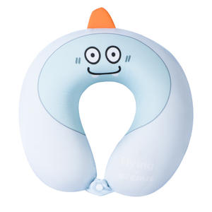 Oreiller de voyage ergonomique en mousse à mémoire de forme série Beerus, design lapin ou dinosaure, couleur unie, pour usage général - Product Image 1