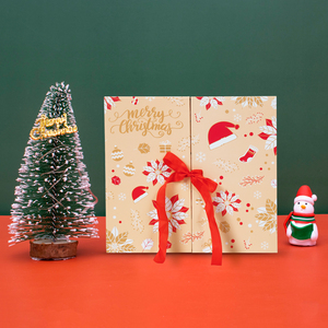 Caja Personalizada de Calendario de Adviento de Navidad de 24 Días, Calendario de Adviento Vacío de Cuenta Regresiva Rosa Azucarado de 12 Días - Product Image 2