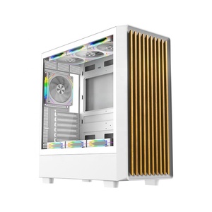 2025 thiết kế mới phía trước bảng gỗ loại máy tính chơi game ATX <span class=keywords><strong>Chassis</strong></span> Tương thích với 360mm CPU làm mát chất lỏng - Product Image 1