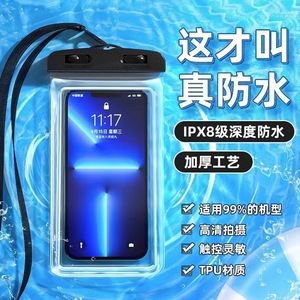 Custodia per telefono impermeabile per nuoto a prova di acqua borsa universale subacquea custodia protettiva per telefono per <span class=keywords><strong>iPhone</strong></span> 15 14 <span class=keywords><strong>13</strong></span> Pro Max - Product Image 3