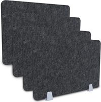 Paravents de bureau acoustiques en fibre de polyester, réduisant le bruit et atténuant les perturbations visuelles, avec clip métallique pour suspendre, pour étudiants et bureaux