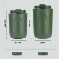 Nouvelle Tasse à Café Isotherme Portable 380 ml en Acier Inoxydable 316 à Double Paroi, Gravée au Laser avec Logo Personnalisé, Vente en Gros 2026 Emerit