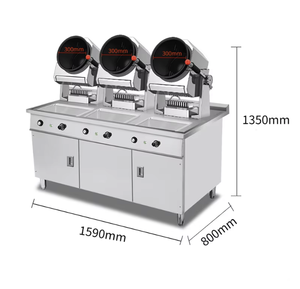 Équipement de cuisine <span class=keywords><strong>Cuiseur</strong></span> intelligent Cuisson automatique des nouilles Sauté Machine <span class=keywords><strong>Robot</strong></span> à vendre - Product Image 6