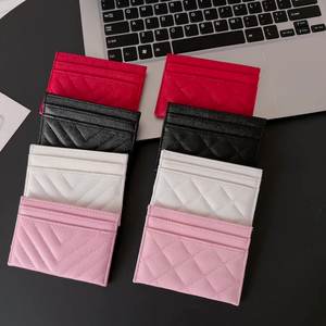 レディース カードウォレット PUレザー おしゃれ 小型 携帯用 スリム コインポケット付き クレジットカード IDカード用 高級ブランド カスタムギフト 新品 - Product Image 1
