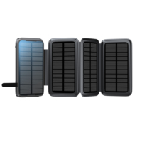 Nouveau Produit 2025 OEM 43800mAh Grande Capacité 16000mAh Banque d'alimentation solaire sans fil pliable portable étanche 20000mAh
