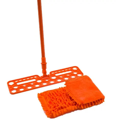 Serpillière plate rouge pour nettoyage ménager, nouveau design, outils de nettoyage pour les mains, tampons plats, 1 pièce
