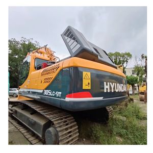 Construcción usada Hyundai Excavator 305 300 220 Máquina excavadora pesada sobre orugas Excavadora - Product Image 1