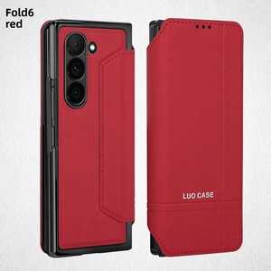 เหมาะสำหรับ Samsung Fold6: เคสพร้อมฟิล์มกันรอยในตัว, ฝาพับ, ระบบปิดแม่เหล็ก และคุณสมบัติระบายความร้อน - Product Image 6