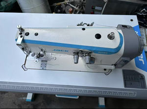 Nouvelle machine à coudre industrielle à point de chaînette simple et double aiguille Jack JK-8558G, idéale pour la couture de jeans et d'ombrelles - Product Image 4