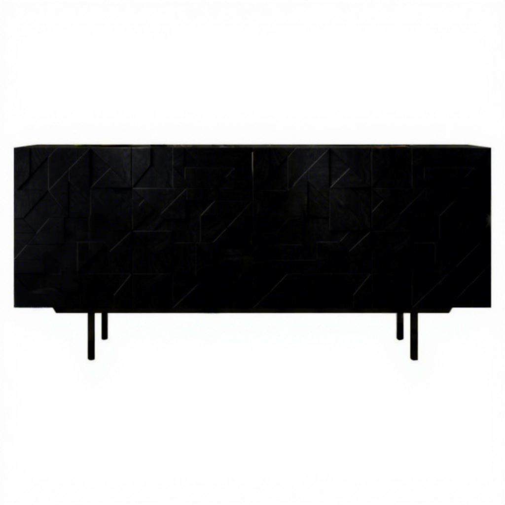 Nero notte estremo - quattro porte 180*40*80cm