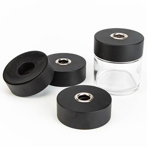 Sang Trọng Rõ Ràng Frost Vòng Thủy Tinh Hương Thơm Reed Khuếch Tán Chai Cho Không Khí Freheners Với Gậy Tùy Chỉnh Tre Nắp Bằng Gỗ - Product Image 4