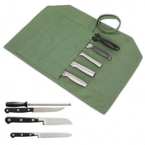 Organisateur de couteaux en toile cirée, étui à couteaux de chef, vente en gros d'usine BSCI, produit très demandé - Product Image 2