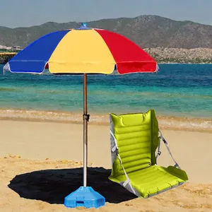 Custom Logo Kleur Sterke Draagkracht Zonnebrandcrème Windbestendigheid Strandparaplu