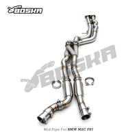 Tuyaux intermédiaires avec tuyau en Z pour BMW M2C/M2 Competition S55 F87 3.0T 2018-2023, échappement Boska Racing, tuyau intermédiaire à longueur égale SUS304