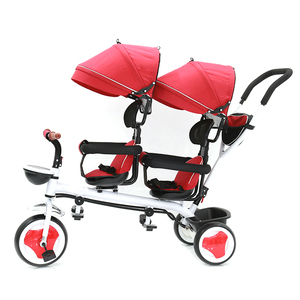 <span class=keywords><strong>Porte</strong></span>-bébé 4 en 1, haute qualité, Rotation à 360 degrés, deux places, Tricycle pour enfants, à vendre - Product Image 2