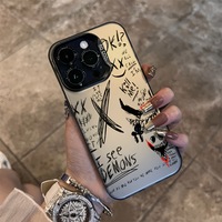 Coque de protection pour téléphone portable en plastique dur élégant pour iphone 17 Air 16 15 14 13 12 Pro Max Couverture arrière antichoc