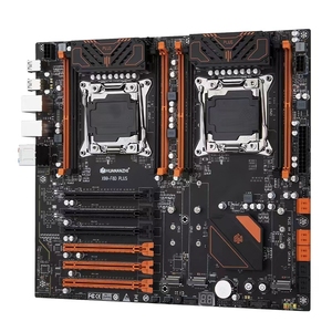 Huanzhi X99-F8D PLUS เมนบอร์ดสองช่องทางชิปเซ็ต C612 Intel เกมการแสดงผลปัญญาประดิษฐ์ซีพียูแบบเปิดหลาย E5 - Product Image 2