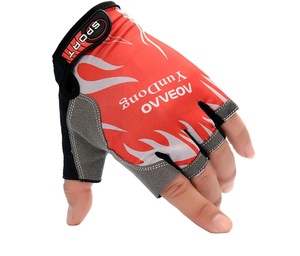 Gants de vélo unisexes personnalisés, doux et confortables, à demi-doigts, pour le cyclisme, la moto et la conduite - Product Image 2