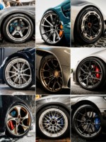 Nouvelles jantes en alliage d'aluminium forgé chromé, design concave, haute résistance, 20-24 pouces, 5x100 6x139.7, adaptées aux SUV et aux pick-up