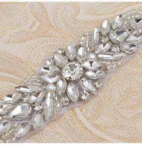 <span class=keywords><strong>Strass</strong></span> <span class=keywords><strong>Swarovski</strong></span>, cristaux et appliques à coudre pour accessoires de robe, robes de mariée et vêtements, garniture pour couture - Product Image 5