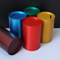 Tirelire OEM en fer et fer blanc pour enfants, personnalisable, économique, direct usine