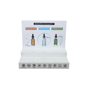 ชั้นวางแสดงน้ำมันหอมระเหยแบบกำหนดเองแท่นวางเคาน์เตอร์กระดาษแข็งพร้อมการพิมพ์ CMYK และผิวด้าน - Product Image 2