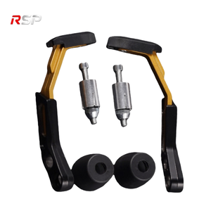 Protège-mains RSP 22 mm en <span class=keywords><strong>aluminium</strong></span> CNC et ABS, protection de levier de frein et d'embrayage, anti-chute, avec fixation - Product Image 5