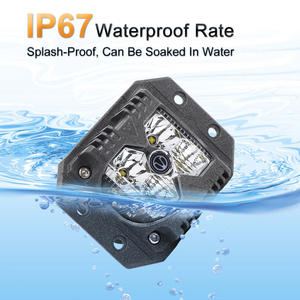 OVOVS Phare de travail LED tout-terrain pour camion, projecteur LED de 4 pouces, lumière stroboscopique pour tout-terrain 4x4 SUV camion - Product Image 6