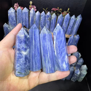 All'ingrosso energia curativa naturale torre di cristallo blu Kyanite punto per la guarigione - Product Image 3