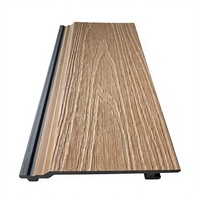 Panneau mural extérieur en WPC co-extrudé 148*21mm, panneaux muraux en composite bois-plastique, panneaux muraux extérieurs