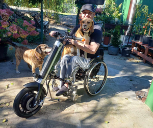 350w moteur fauteuil roulant système d'assistance électrique handbike électrique fauteuil roulant <span class=keywords><strong>handicapé</strong></span> motorisé handbike - Product Image 6