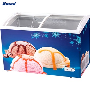 Congelador Horizontal Smad con Tapa de Vidrio Curvo, Modelo DDH-378C - Product Image 4