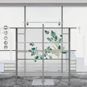 Desktop for Advertising Paper <b>Stand</b> T-shaped Extendable Stainless Steel Bracket for Displaying Newspapers and Posters - Product Image 3