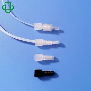 JU-virola roscada de polipropileno Natural 1/4-28UNF, accesorios de tubería con brida para tubería rígida de <span class=keywords><strong>PTFE</strong></span> - Product Image 1