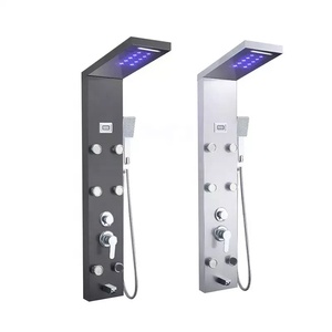Panel <span class=keywords><strong>de</strong></span> <span class=keywords><strong>Ducha</strong></span> <span class=keywords><strong>de</strong></span> Acero Inoxidable <span class=keywords><strong>para</strong></span> Montar en la Pared, con 5 Funciones - Product Image 5