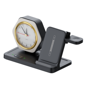 ที่ชาร์จไร้สาย 5 in 1 รุ่นใหม่ ปี 2026 พร้อมนาฬิกา ไฟกลางคืนอุ่นๆ เหมาะสำหรับ Samsung และ <span class=keywords><strong>Apple</strong></span> <span class=keywords><strong>Watch</strong></span> - Product Image 5