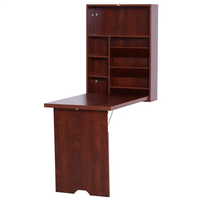 Bureau d'écriture pliable pouvant être accroché au mur, taille et couleur personnalisables, matériau MDF, bureau d'ordinateur