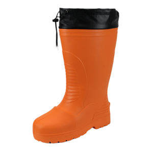 Stivali caldi EVA Rain Boots da uomo in cotone e pile con fodera in gomma leggera per la protezione del lavoro invernale - Product Image 3