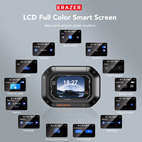 Headset Nirkabel Erazer XP6 Kualitas Suara HiFi Layar Sentuh LCD Peredam Kebisingan ENC Terjemahan Cerdas AI untuk Bisnis