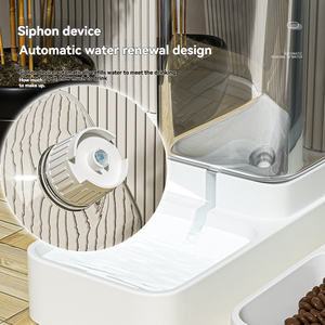 Taşınabilir Premium Evcil Hayvan Mama Kabı 3.8L Yerçekimli Su 2.1kg Mama Dağıtıcı 28.5cm Yükseklik Modern Tasarım Kolay Temizlenir Köpekler ve Kediler için - Product Image 6