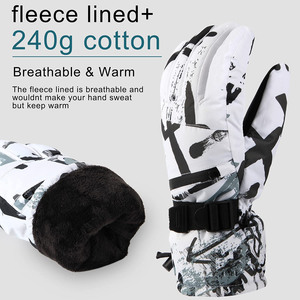 Waterproof Snow Ski <strong>Glove</strong>, Winter <strong>Glove</strong> for Cold Weather,Touchscreen Snowboard <strong>Warm</strong> <strong>Glove</strong> for Men Women - Product Image 5