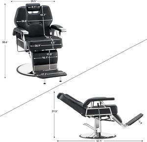 Chaises de Salon de haute qualité meubles de Salon chaise de styliste Salon de coiffure couverture antique coiffeur chaise de barbier pour hommes - Product Image 2