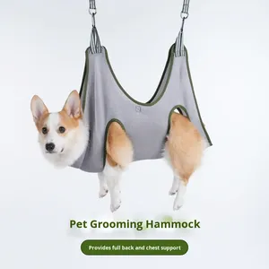 Hamaca Auxiliar Universal para Baño y Recorte de Uñas de Perros y Gatos, Soporte Duradero para Pecho y Espalda de Mascotas, de Tela No Tejida - Product Image 1