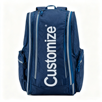 Tas Raket Pickleball Sling Puffer Anti Air Polyester Mewah dari Produsen Asli, Kapasitas 30-40L, untuk Wanita