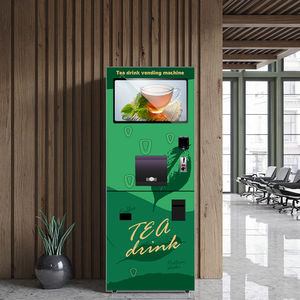 ماكينة بيع الشاي التجارية الأوتوماتيكية ذات الخدمة الذاتية ، حافظة ذكية من الفولاذ الكربوني بريمكس SDK مع ميزة الأكواب الذاتية من الزجاج المقسى - Product Image 6