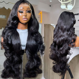 Perruques en cheveux naturels vietnamiens 13x4 Lace Front, ondulées lâches, densité 250%, longues coiffures Fumi pour femmes noires - Product Image 2