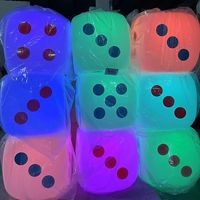 Chaise de bar LED moderne et colorée, table, étanche, télécommande sans fil, cube LED