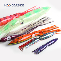 Leurres de pêche 6 et 9 pouces, type Daisy Chain, Big Game Bulb Squid, pour la traîne, pour la pêche au thon, au marlin et au voilier